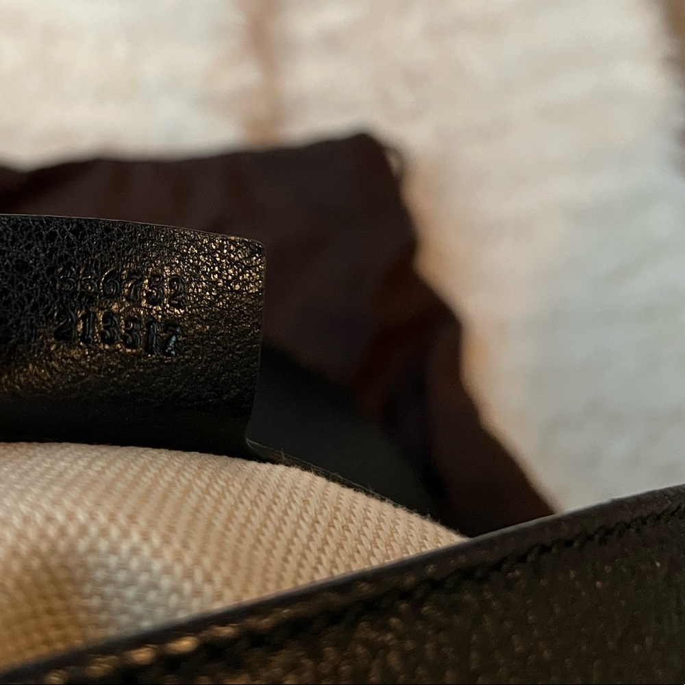Authentic Gucci Soho Chain Crossbody Bag Leather Medium - Picture 3 of 4